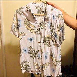 Men’s floral button up